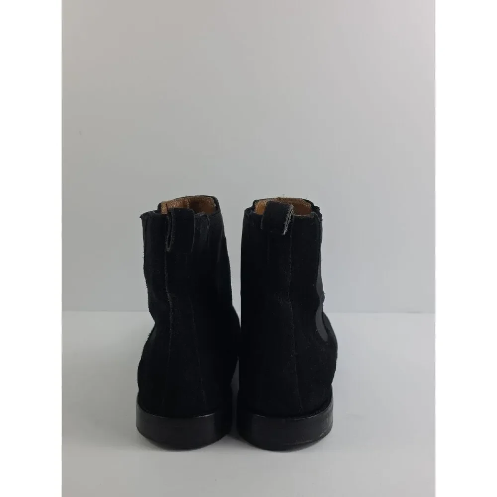 Oro The Classic Black Suede Chelsea Men's Boots Size 13.